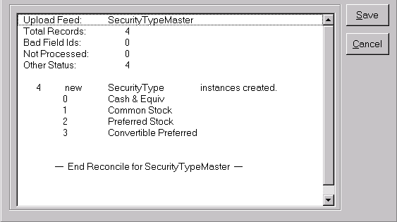 VAdmin Diagnostics Report for SecurityType